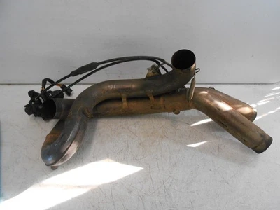 08 09 10 11 12 13 Ducati 1198 Cabezales de escape Cabezal trasero tubo medio OEM Foto 1 de 4
