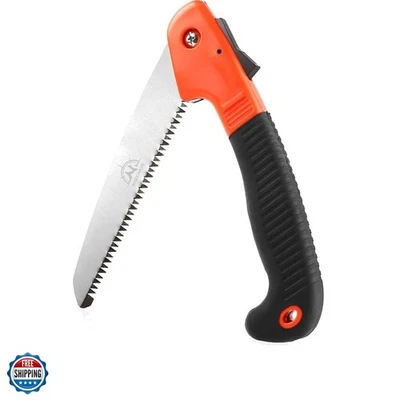 Sierra de Podar Plegable, Sierra de Mano Plegable con Bloqueo Seguro Comodidad Agarre Suave para... Foto 1 de 4