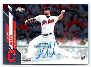2020 Topps Chrome #RA-LA Logan Allen Rookie Autographs - Imagen 1 de 2