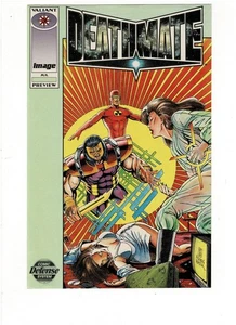 JUEGO COMPLETO DE 8 NÚMEROS DEATHMATE IMAGEN VALIENTE 1993 NEGRO: 1ª APARICIÓN GEN 13! - Imagen 1 de 14