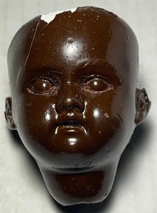 Testa di bambola biscotto vintage Armand Marsiglia nera 390 Germania leggi 9/0 - Foto 1 di 10