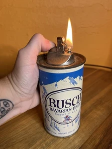 Vintage Busch Bavarian Beer Can Table Lighter - Picture 1 of 5