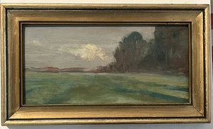 Vintage landscape oil painting out of Texas - Picture 1 of 4