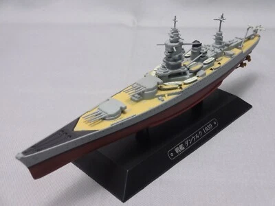 Eaglemoss Dunkerque 1939 Battleship 1/1100 WW2 Mini Japan Warships Diecast - Image 1 of 4