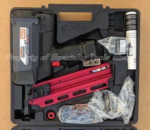 Pistola clavadora de cabeza redonda completa MAX GS683RH-EX 21 grados inalámbrica marco de gas - Imagen 1 de 3