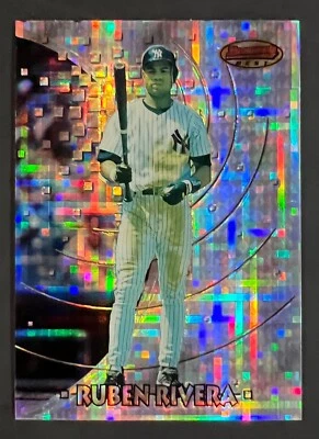1997 Bowman's Best Preview Atomic Refractor Ruben Rivera #BBP14 - Image 1 of 2