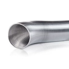 Tubo in lega alluminio tubo di ventilazione flessibile Ø355-500 mm lunghezza 2,5 e 5 m