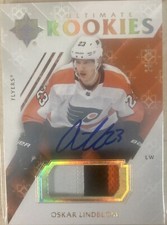 2018-19 Upper Deck Ultimate Collection RPA Oscar Lindblom 29/99