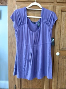 Top para mujer Grape Access manga corta talla grande - Imagen 1 de 8