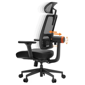 MAGICH002 Sedia Ergonomica, Schienale Auto-Following, Supporto Adattivo per La P - Foto 1 di 13