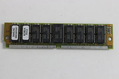 SAMSUNG KMM5368103AK-7 32MB 72 PIN 70NS SIMM WITH WARRANTY - Image 1 of 3