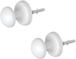 Appendini bianchi da parete in abs, 100%, ideali anche per legno e cartongesso - Imagen 1 de 11