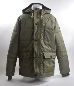 HERREN ADIDAS GSG9 GESCHWOLLENE JACKE $ 135 M Armee grün GEBRAUCHT drei Taschen voller Reißverschluss - Bild 1 von 9