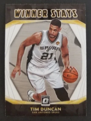 Tim Duncan 2021 Panini Optic Winner Stays Basketball Card #15 (NM) - Image 1 of 2