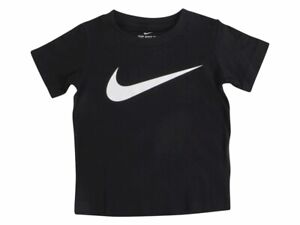 Nike T-Shirt Toddler/Little Boy's Basic Swoosh Short Sleeve Crew Neck Cotton