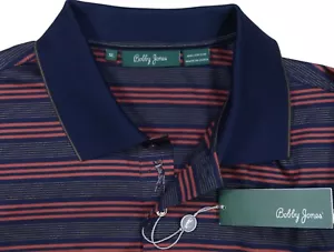 NWT BOBBY JONES COLLECTION vintage double mercerized cotton XL golf polo shirt - Picture 1 of 12