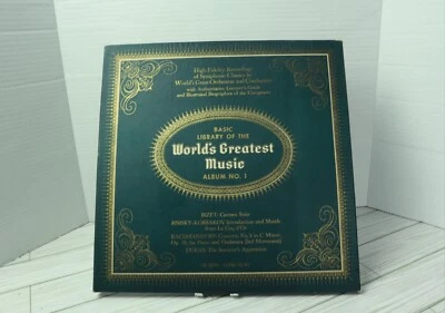 Basic Library of the WORLD'S GREATEST MUSIC Album No 1 - Paper Still PRISTINE!! - Image 1 of 4