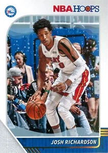 Josh Richardson 2019-20 NBA Hoops Holiday Winter Snowflakes Card #98 76ers - Picture 1 of 2