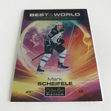 NHL Card, Mark Scheifele, Best in the World, OPC Platinum 2020-21, Jets