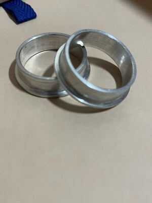 Aluminum Headset Reducer 1-1/8" to 1" Old Vintage New Stock  1 1/8 in to 1 in - Image 1 of 4