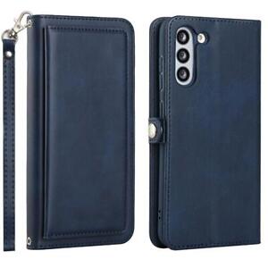 For Samsung Galaxy S24/S24+/S24 Ultra Luxury Card Slots Leather Wallet Flip Case