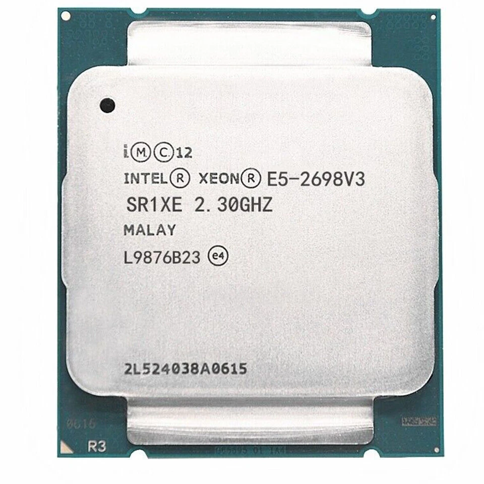 Intel Xeon E5-2698 V3 2.3GHz 16 Core 40MB SR1XE LGA2011-3 135W CPU Processor - Image 1 of 1