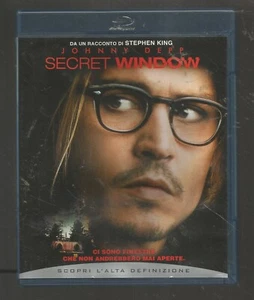 SECRET WINDOW - Johnny Depp - ITALIAN IMPORT - BLU-RAY - ALL REGIONS - Picture 1 of 2
