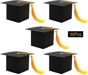 30Pcs Graduation Cap Candy Box Graduation Party Supplies 2025 Decorations Gradua - Picture 1 of 6