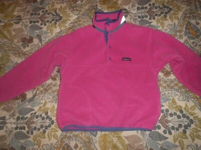Patagonia Girl's "Vintage" Snap T Fleece Pullover Top Size 14 - Image 1 of 4