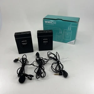 Movo WMIC50 2.4GHz Wireless Lavalier Microphone System for Camera ~ 164' Range - Picture 1 of 3