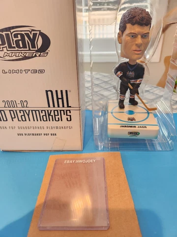 *RARE* 2001-02 UD NHL PLAYMAKERS JAROMIR JAGR MINI LIMITED BOBBLEHEAD CAPITALS Cover