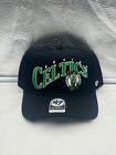 Boston Celtics NBA '47 Brand Black Wave Hitch Snapback Adjustable Hat