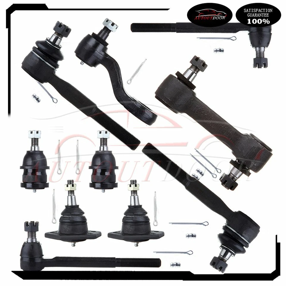 Kit de suspensión para Chevrolet C10 Suburban 1973-1982 junta de rótula de varilla de amarre 10x Foto 1 de 4