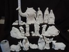 C644 - Ceramic Bisque 18 Piece Large Riverview Nativity Set - Ready to Paint