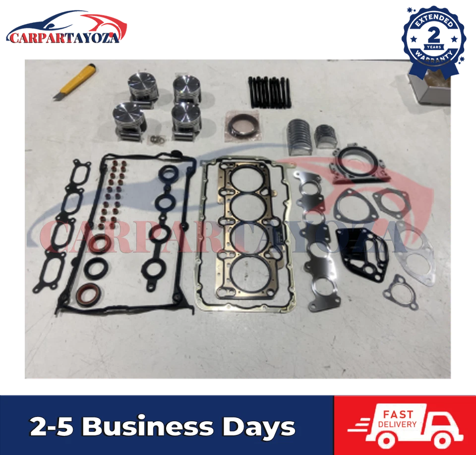 Kit de revisión de cojinetes de sellos de pistones de motor para VW Jetta Golf AUDI A4 TT 1.8T AUM Foto 1 de 4