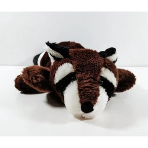 Caltoy Raccoon Plush Brown Hand Puppet  Black White Stuffed Animal Playtime - Imagen 1 de 4
