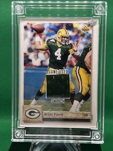 Camiseta deportiva Fusion Brett Favre 2022 usada en juegos parche Packers - Imagen 1 de 2