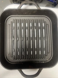 Vintage Unmarked Cast Iron Grill With Handles 14” NOS - Picture 1 of 4