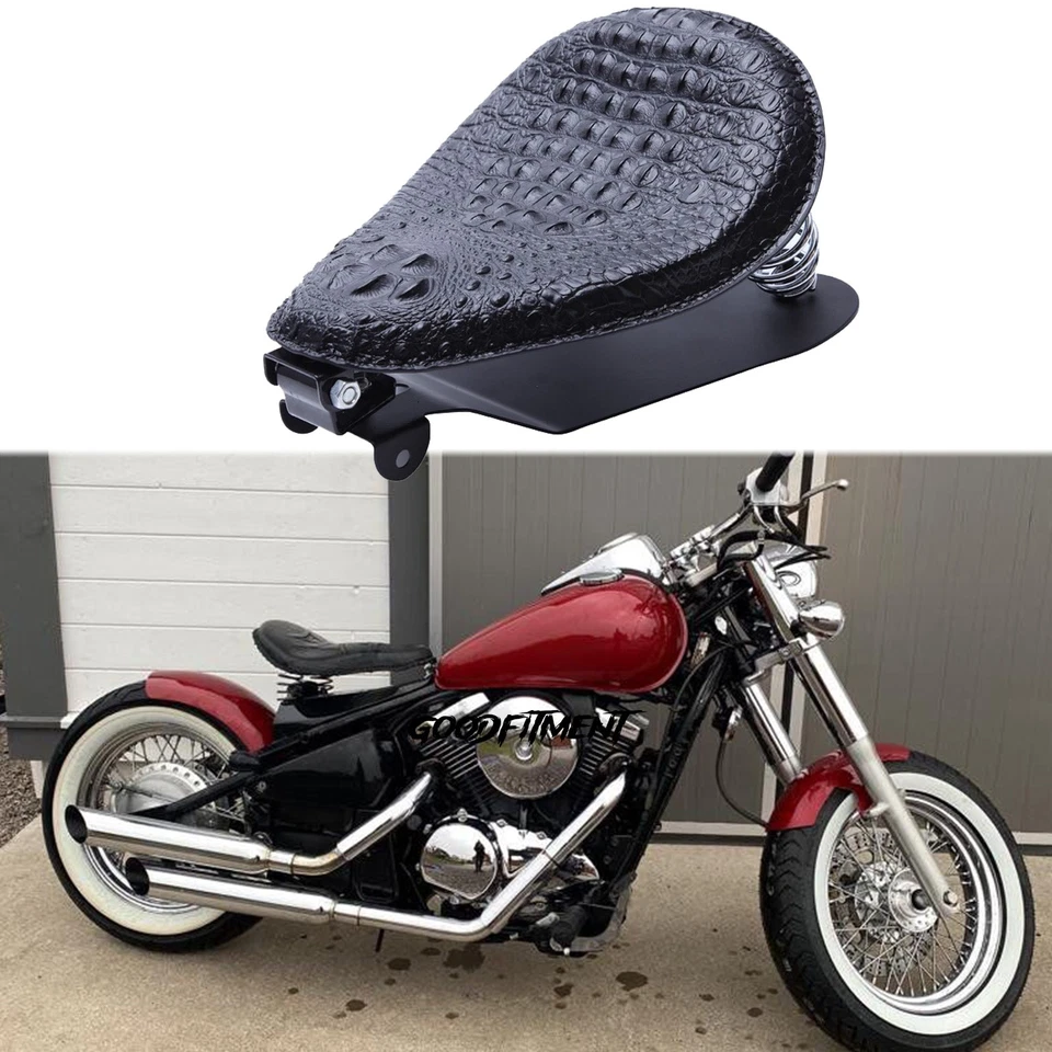 Одиночная пружина сиденья для мотоцикла Kawasaki Vulcan 500 700 750 800 900 1500 Bobber - Изображение 1 из 4