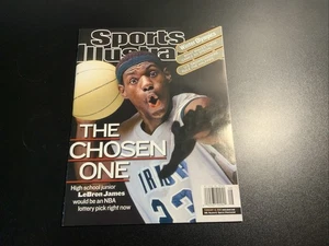 Lebron James First SI Cover 18. Februar 2002 in schönem Zustand ohne Etikett  - Bild 1 von 6