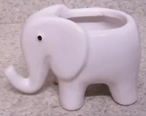Flower Pot Elephant for Succulent Tillandsia plant ceramic planter NEW 3½” tall - Picture 1 of 4