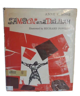RARE Samson and Delilah by Anne K Rose Illustrated  Richard M Powers 1968 HB DJ - Image 1 of 4