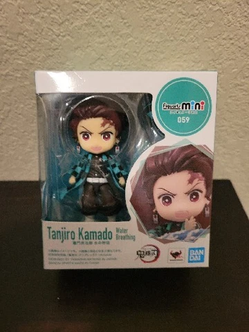 Demon Slayer Figuarts Mini 2022 Tanjiro Kamado Bandai Action Figure, New Cover