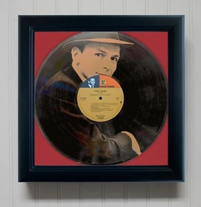Frank Sinatra My Way Framed Black Vinyl Etched LP Shadowbox - Picture 1 of 3