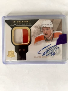 2010-11 Claude Giroux UD The Cup Signature Patch Auto /75 Philadelphia Flyers RC - Picture 1 of 2