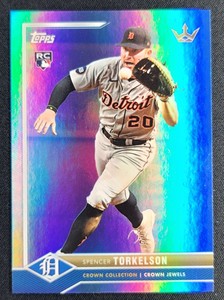 Spencer Torkelson 2022 Topps Crown Bobby Witt Crown Jewels Blue Foil /150 RC