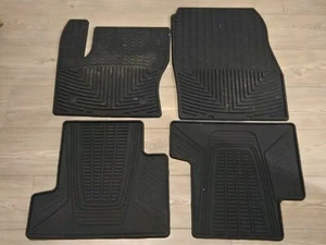 Ford Escape Rubber Floor Mats 2 OEM Back & 2 Weathertech Front 2020 - Picture 1 of 5