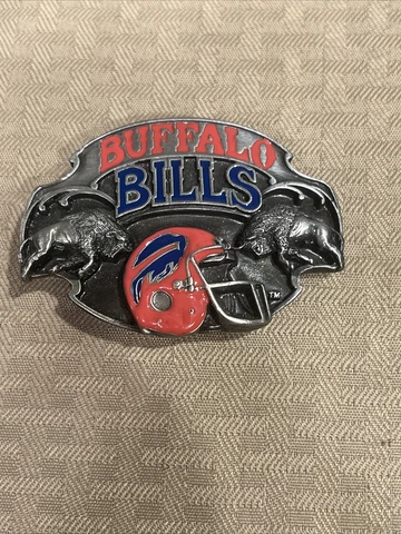 Vintage Buffalo Bills Belt Buckle - 1987  SISKIYOU BUCKLE CO.   #6420 Limited Cover