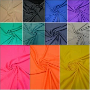 Dancewear Compatible Lycra Fabric 4 Way Stretch Spandex Material 14 Colours - Picture 1 of 21