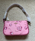 Coach Nolita 19 Pink Cherry Print Bag Purse!